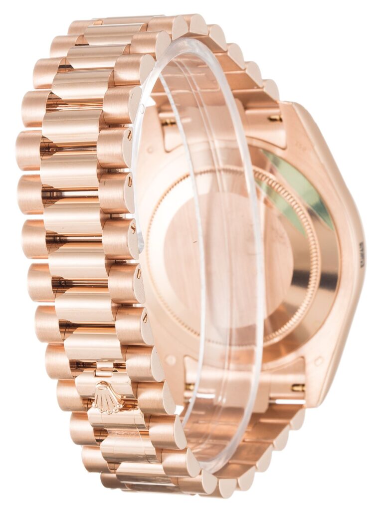 Day-Date II Rose Dial 218235 Angle Detail