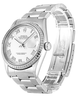 Datejust White Dial 16220 Perspective View