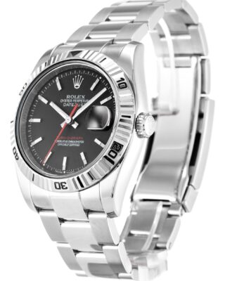 Datejust Turn-O-Graph Grey Dial 116264-2 Perspective View