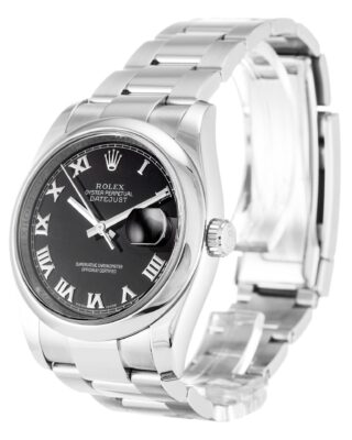 Datejust Black Dial 116200 Perspective View