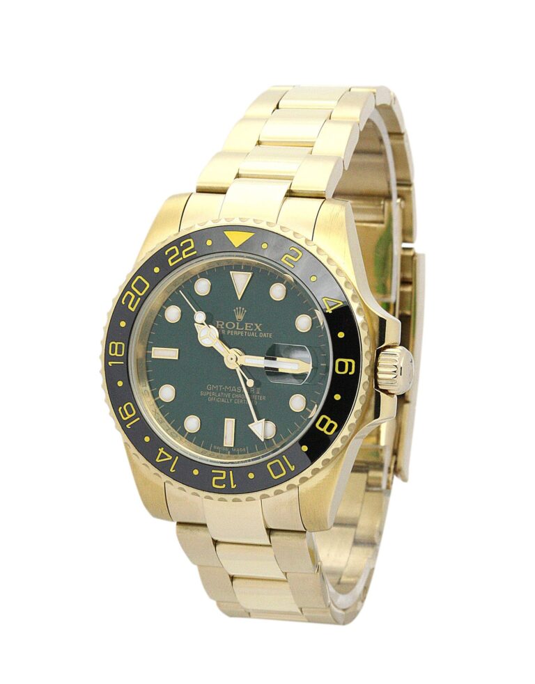 GMT-Master II Green Dial 116718LN Perspective View