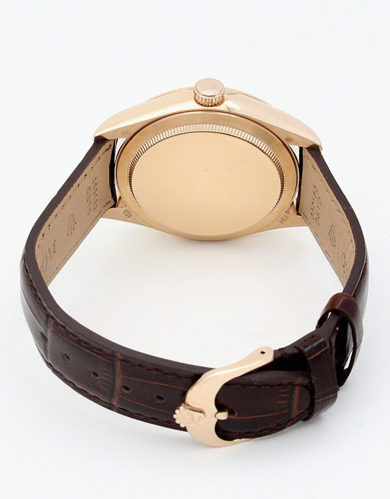 Cellini White Dial 5310 Rose Gold Close-Up Focus