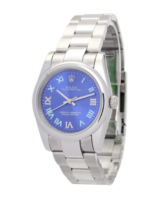 Oyster Perpetual Lady Blue Dial 177200 Perspective View