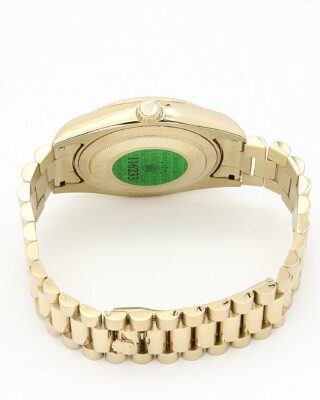 Day-Date II Gold Dial 218238 Close-Up Focus