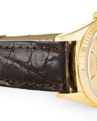 Datejust Champagne Dial 16238 Angle Detail