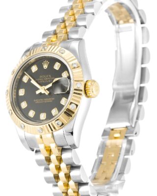 Lady-Datejust Champagne Dial 179313-3 Perspective View
