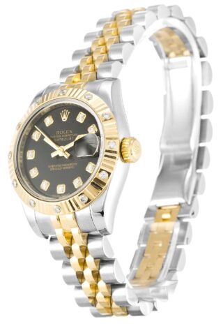 Lady-Datejust Champagne Dial 179313-3 Perspective View