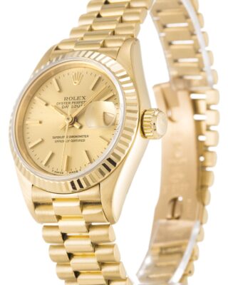 Lady-Datejust Champagne Dial 69178 Perspective View