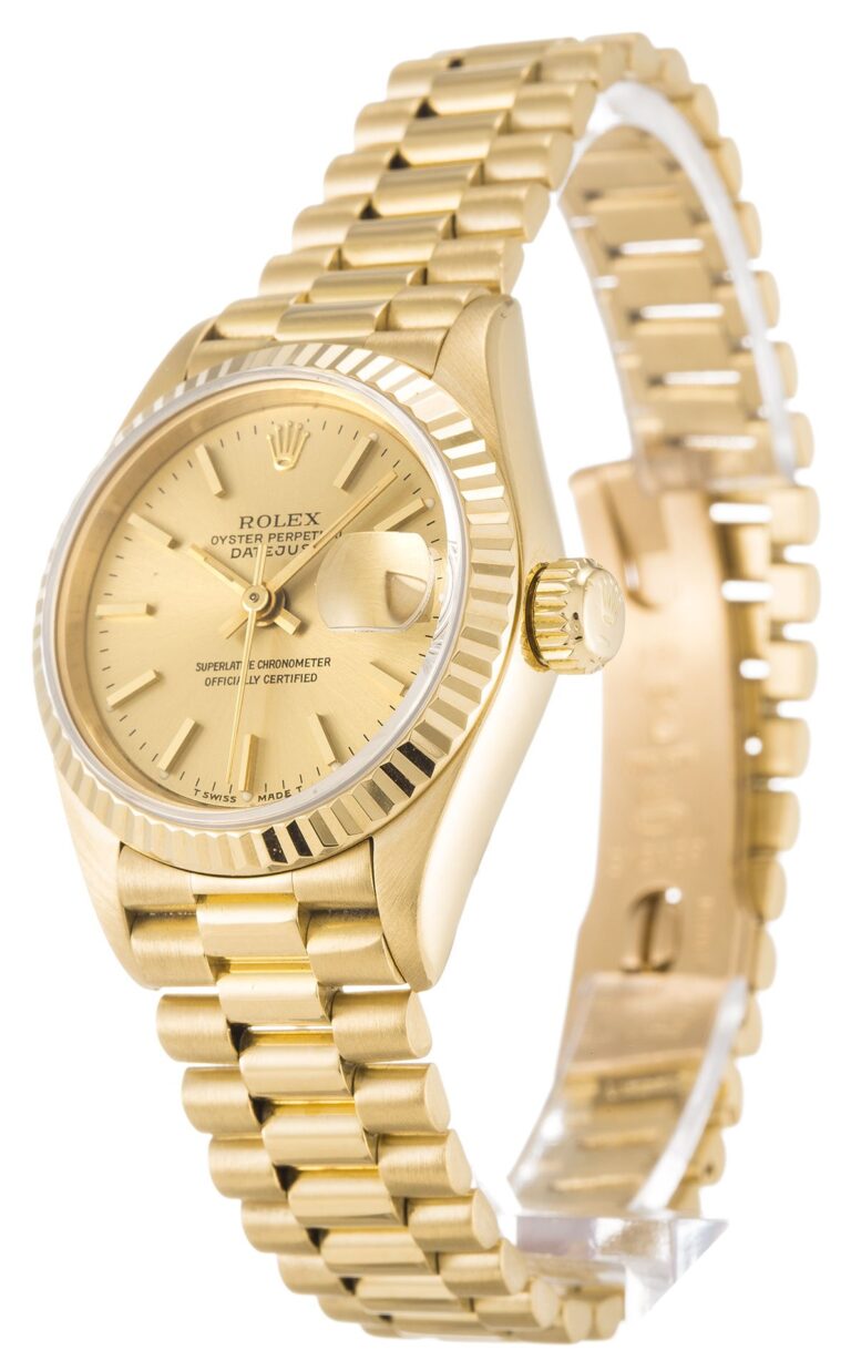 Lady-Datejust Champagne Dial 69178 Perspective View