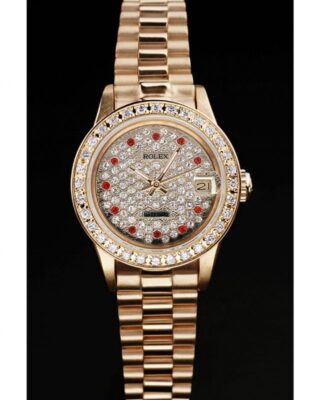 Datejust Silver Dial RL40 Perspective View