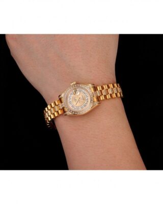 Superclone Datejust Gold Dial 1453953 Alternate Angle