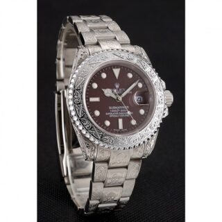 Superclone Submariner Brown Dial 1454092 Angle Detail