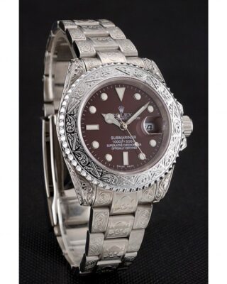 Superclone Submariner Brown Dial 1454092 Angle Detail