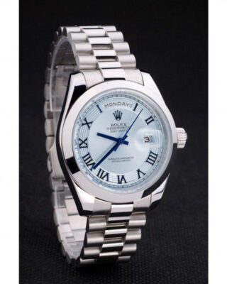 Day-Date White Dial RL197 Close-Up Focus