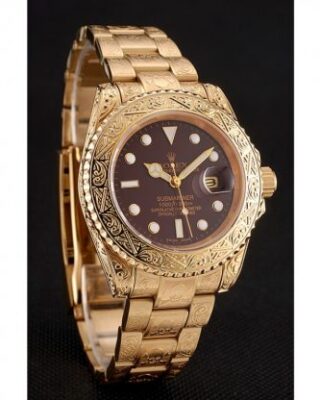 Submariner Brown Dial 1454070 Angle Detail