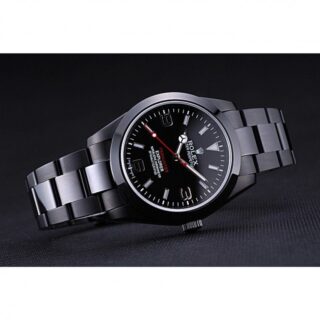 Explorer Black Dial 622549 Close-Up Focus