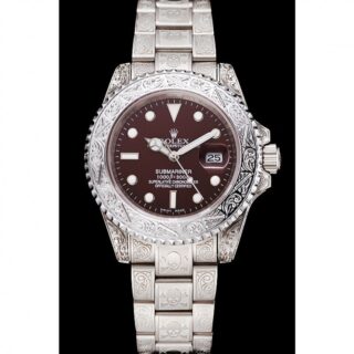 Superclone Submariner Brown Dial 1454092 Perspective View