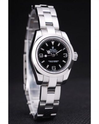 Superclone Explorer Black Dial SLR157 Angle Detail
