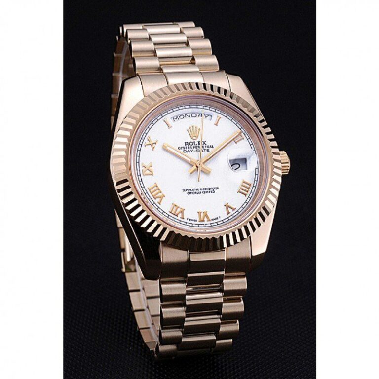 Day-Date White Dial 622546 Angle Detail