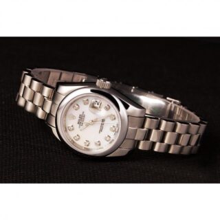 Datejust White Dial RL123 Alternate Angle