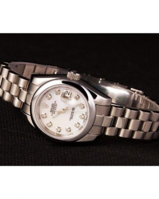Datejust White Dial RL123 Alternate Angle