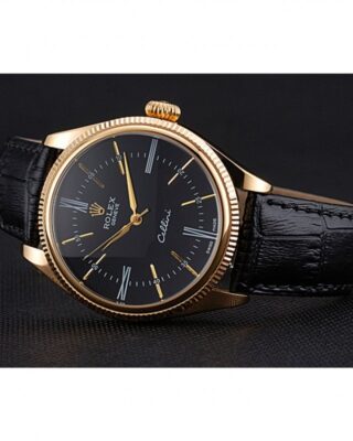 Cellini Black Dial 622832 Close-Up Focus