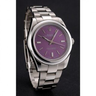Oyster Perpetual Date Purple Dial REP016834 Angle Detail