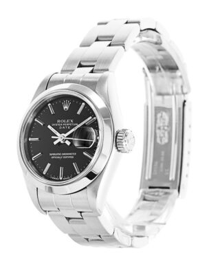 Datejust Black Dial 69160 Angle Detail
