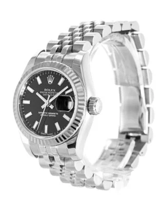 Datejust Black Dial 179174 Perspective View