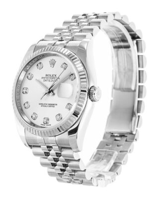 Datejust White Dial 116234 Perspective View