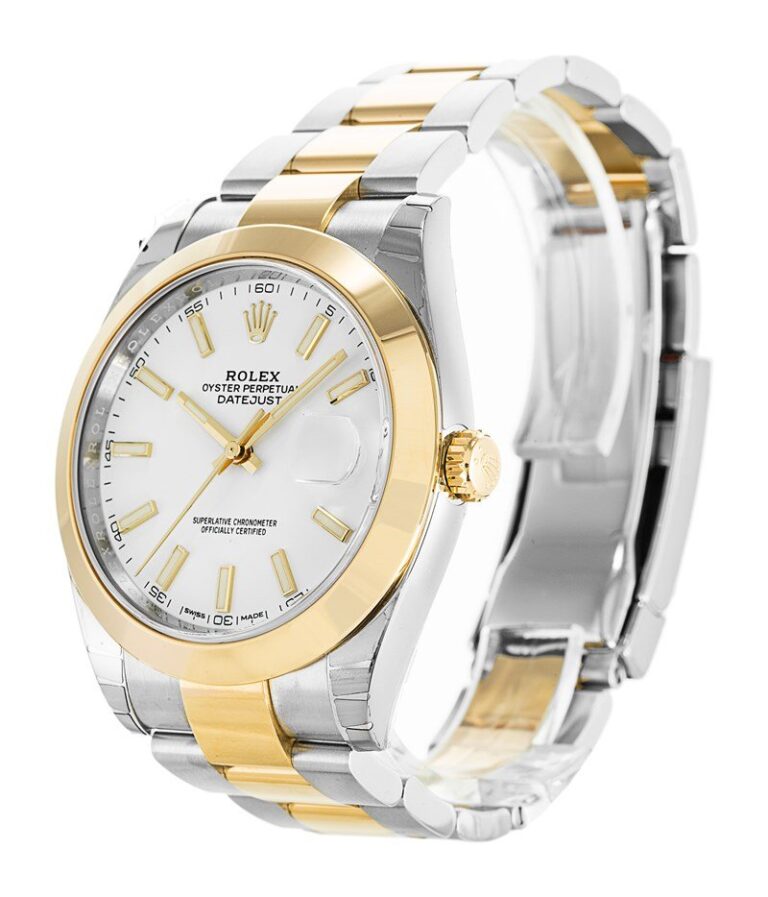 Datejust II White Dial 126303 Perspective View