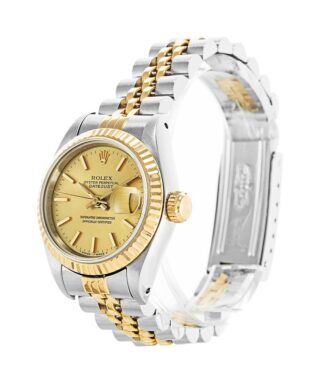Datejust Gold Dial 69173 Angle Detail