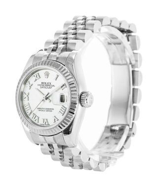 Datejust White Dial 179174 Perspective View