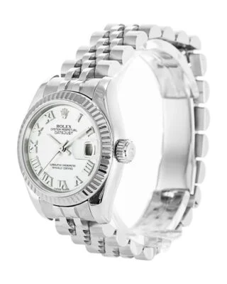 Datejust White Dial 179174 Perspective View