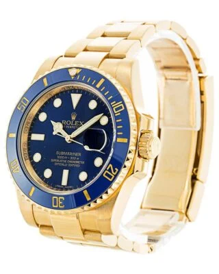 Submariner Blue Dial 116618LB Perspective View