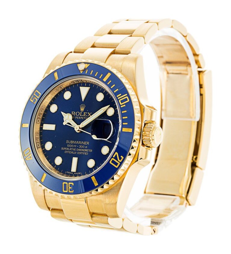 Submariner Blue Dial 116618LB Perspective View