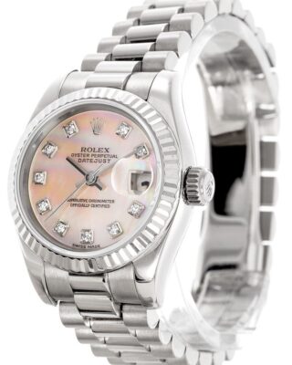 Datejust Mother of Pearl Dial 179179 Perspective View