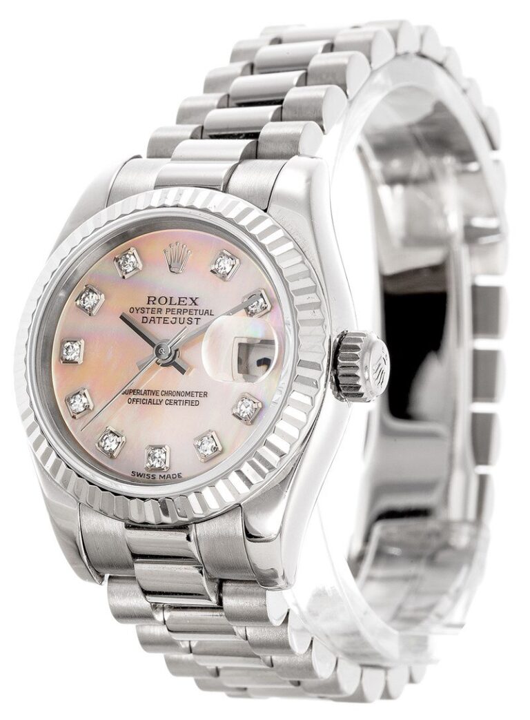 Datejust Mother of Pearl Dial 179179 Perspective View