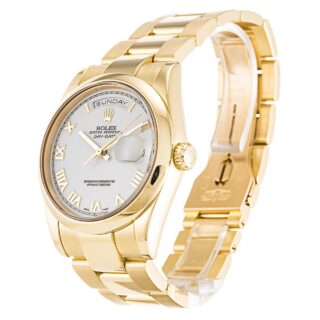Day-Date White Dial 118208 Perspective View