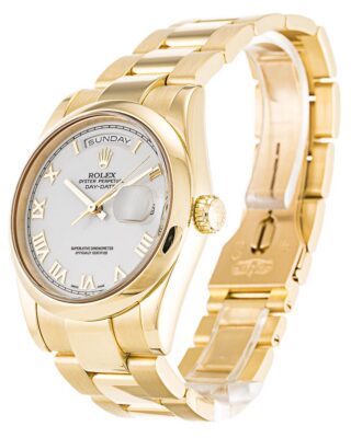 Day-Date White Dial 118208 Perspective View