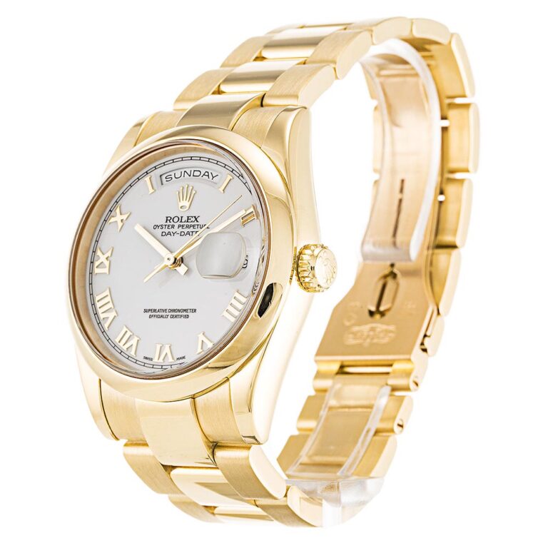 Day-Date White Dial 118208 Perspective View