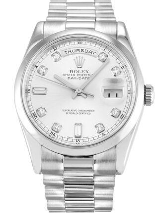 Day-Date II Silver Dial 218239