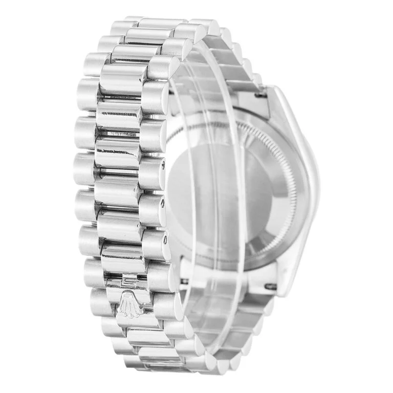 Day-Date Silver Dial 118346 Perspective View