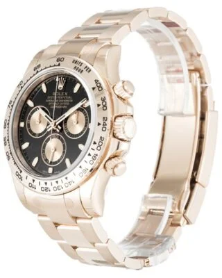 Daytona Black Dial 116505 Perspective View