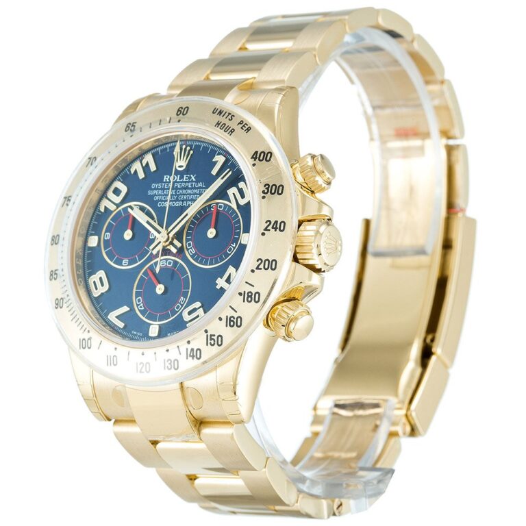 Daytona Blue Dial 116528 Perspective View