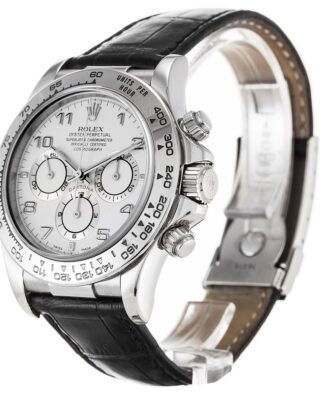 Daytona White Dial 16519 Perspective View