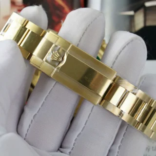 Daytona Black Dial Gold Bezel Gold Case Oyster Bracelet