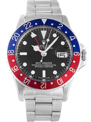 GMT-Master Black Dial 16710 "Pepsi"