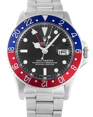 GMT-Master Black Dial 16710 "Pepsi"