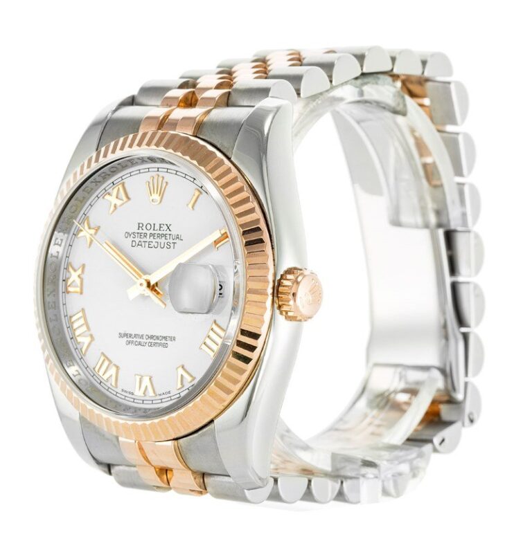 Datejust White Dial 116231 Angle Detail